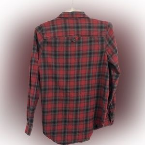 Vans button up flannel shirt